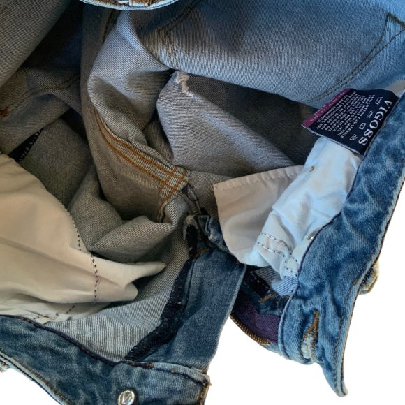 Vigoss Women's The Jagger Skinny Distressed Jeans Raw Hem \ Size 27x26 - Picture 7 of 7